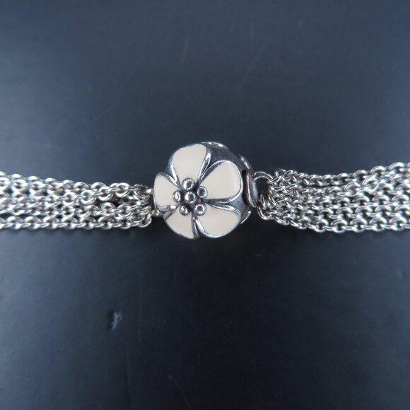 Sterling Silver Multi-Chain Pandora Charm Bracelet - Picture 8 of 11